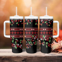 Fiji Masi Bula Tagimoucia Flowers Tumbler With Handle