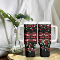 Fiji Masi Bula Tagimoucia Flowers Tumbler With Handle