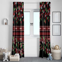 Fiji Masi Bula Tagimoucia Flowers Window Curtain