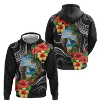 Hafa Adai Guam Hoodie Guahan Seal Chamorro Stones Tribal