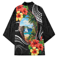 Hafa Adai Guam Kimono Guahan Seal Chamorro Stones Tribal - Polynesian Pride