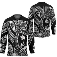 Hafa Adai Guam Inspired Tattoo Hockey Jersey - Polynesian Pride
