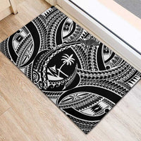 Hafa Adai Guam Inspired Tattoo Rubber Doormat