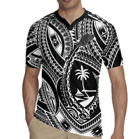 Hafa Adai Guam Inspired Tattoo Rugby Jersey