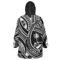 Hafa Adai Guam Inspired Tattoo Wearable Blanket Hoodie LT9 - Polynesian Pride