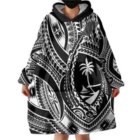 Hafa Adai Guam Inspired Tattoo Wearable Blanket Hoodie LT9 - Polynesian Pride