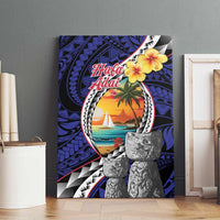 Hafa Adai Guam Seal Latte Stones Artwork Canvas Wall Art