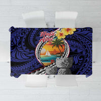 Hafa Adai Guam Seal Latte Stones Artwork Tablecloth