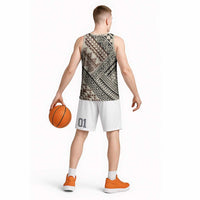 Niho Taniwha Kowhaiwhai Basketball Jersey - Polynesian Pride