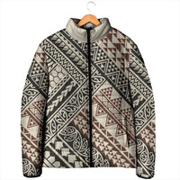 Niho Taniwha Kowhaiwhai Padded Jacket - Polynesian Pride