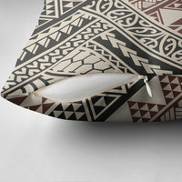 Niho Taniwha Kowhaiwhai Pillow Cover - Polynesian Pride