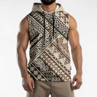 Niho Taniwha Kowhaiwhai Sleeveless Hoodie - Polynesian Pride