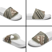 Niho Taniwha Kowhaiwhai Slide Sandals - Polynesian Pride