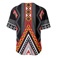 Niho Taniwha Taniko Motif Baseball Jersey