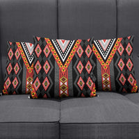 Niho Taniwha Taniko Motif Pillow Cover - Polynesian Pride