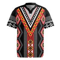 Niho Taniwha Taniko Motif Rugby Jersey