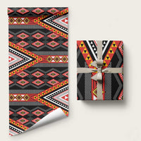Niho Taniwha Taniko Motif Wrapping Paper - Polynesian Pride