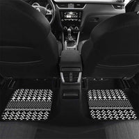 Black Taniko Kowhaiwhai Tukutuku Motif Car Mats