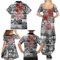 ANZAC Day Gallipoli Campaign Family Matching Summer Maxi Dress and Hawaiian Shirt To The End They Remain