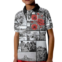 ANZAC Day Gallipoli Campaign Kid Polo Shirt To The End They Remain