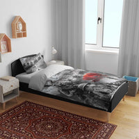 Black ANZAC Day The Battle of Lone Pine Bedding Set Kiwi-Kangaroo Soldier Lest We Forget