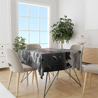 Black ANZAC Day The Battle of Lone Pine Tablecloth Kiwi-Kangaroo Soldier Lest We Forget