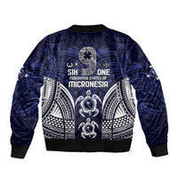 FSM Chuuk States Bomber Jacket Micronesia Six 9 One Polynesian Tribal Pattern LT9 - Polynesian Pride