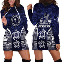 FSM Chuuk States Hoodie Dress Micronesia Six 9 One Polynesian Tribal Pattern