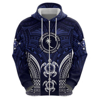 FSM Chuuk States Zip Hoodie Micronesia Six 9 One Polynesian Tribal Pattern LT9 - Polynesian Pride