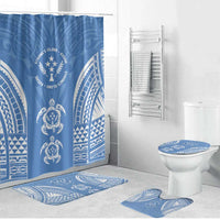 FSM Kosrae States Bathroom Set Micronesia Six 9 One Polynesian Tribal Pattern - Polynesian Pride