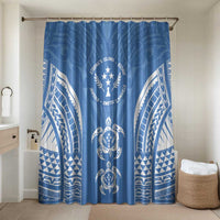 FSM Kosrae States Bathroom Set Micronesia Six 9 One Polynesian Tribal Pattern - Polynesian Pride