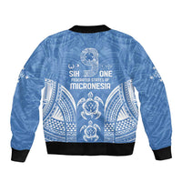 FSM Kosrae States Bomber Jacket Micronesia Six 9 One Polynesian Tribal Pattern LT9 - Polynesian Pride