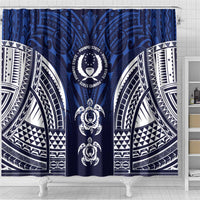FSM Pohnpei States Shower Curtain Micronesia Six 9 One Polynesian Tribal Pattern