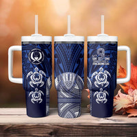 FSM Pohnpei States Tumbler With Handle Micronesia Six 9 One Polynesian Tribal Pattern