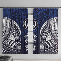 FSM Pohnpei States Window Curtain Micronesia Six 9 One Polynesian Tribal Pattern