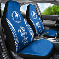 FSM Yap States Car Seat Cover Micronesia Six 9 One Polynesian Tribal Pattern