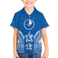 FSM Yap States Family Matching Short Sleeve Bodycon Dress and Hawaiian Shirt Micronesia Six 9 One Polynesian Tribal Pattern