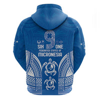FSM Yap States Hoodie Micronesia Six 9 One Polynesian Tribal Pattern