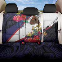 American Samoa Flag Day Since 1900 Back Car Seat Cover Samoa Muamua Le Atua Tropical Flowers