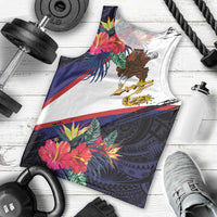 American Samoa Flag Day Since 1900 Men Tank Top Samoa Muamua Le Atua Tropical Flowers