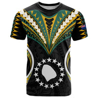 Polynesian Pride Atiu Island T Shirt Cook Islands Tribal Wave Style LT9 Black - Polynesian Pride