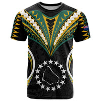 Polynesian Pride Manihiki Island T Shirt Cook Islands Tribal Wave Style LT9 Black - Polynesian Pride