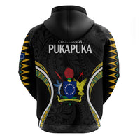 Polynesian Pride Pukapuka Island Hoodie Cook Islands Tribal Wave Style LT9 - Polynesian Pride