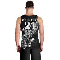 (Custom Text And Number) New Zealand All Black Rugby Men Tank Top LT9 - Polynesian Pride