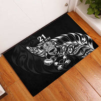 New Zealand Rugby Custom Rubber Doormat Opango All Black Fern