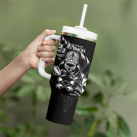 New Zealand All Black Rugby Custom Tumbler With Handle