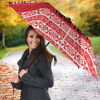 Personalised Kolisi Tonga College Atele Umbrella Polynesian Ngatu Tribal - Polynesian Pride