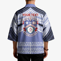Personalised Tonga Apifoou College Kimono Polynesian Ngatu Tribal - Polynesian Pride