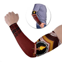 Personalised Tonga Beulah College Arm Sleeves Polynesian Ngatu Tribal - Polynesian Pride
