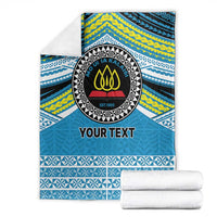 Personalised Tonga Lavengamalie College Blanket Polynesian Ngatu Tribal